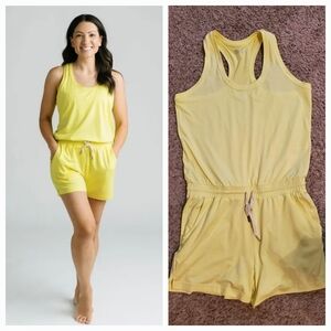 Lemon Yellow Romper